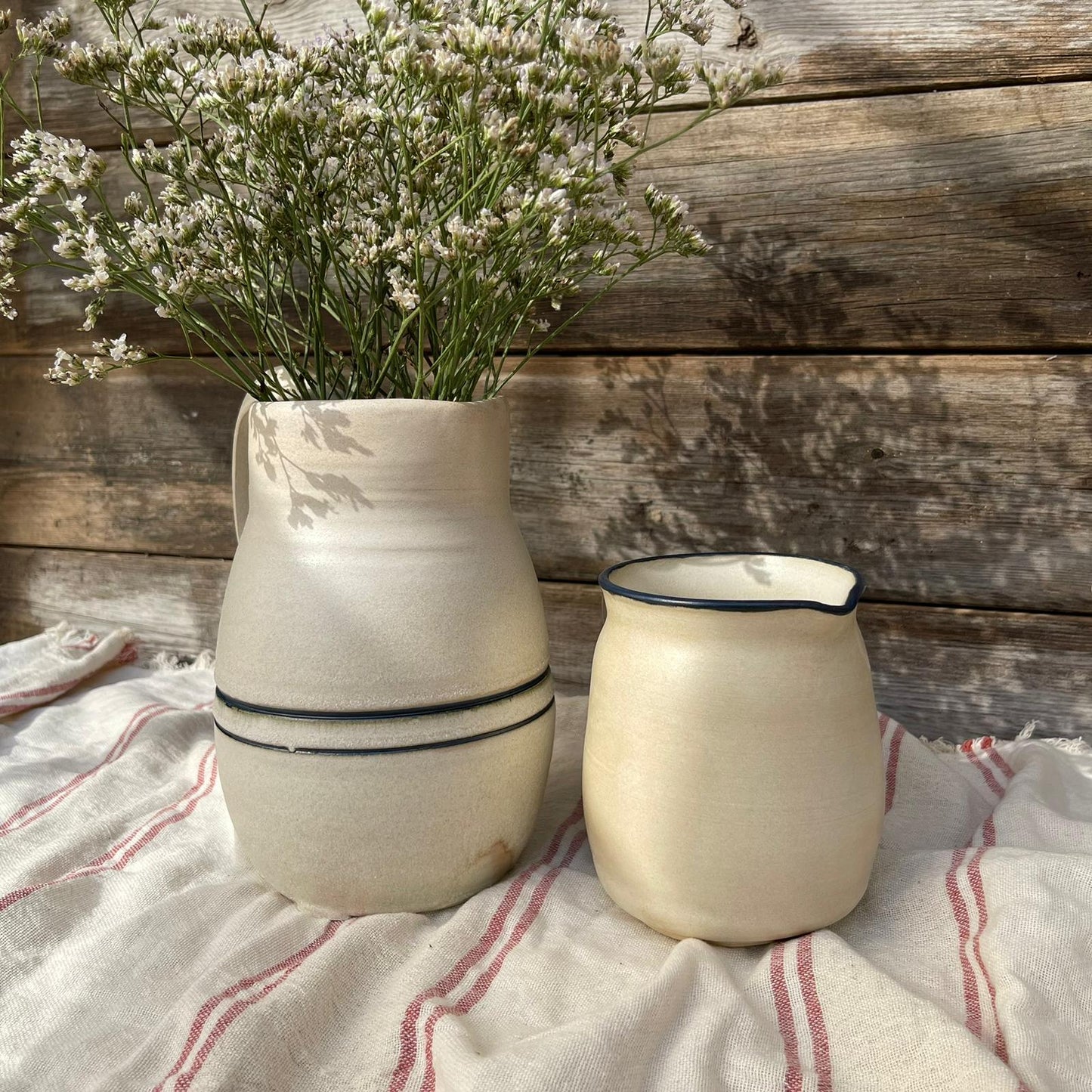 אגרטל/קנקן Stripe - בינוני